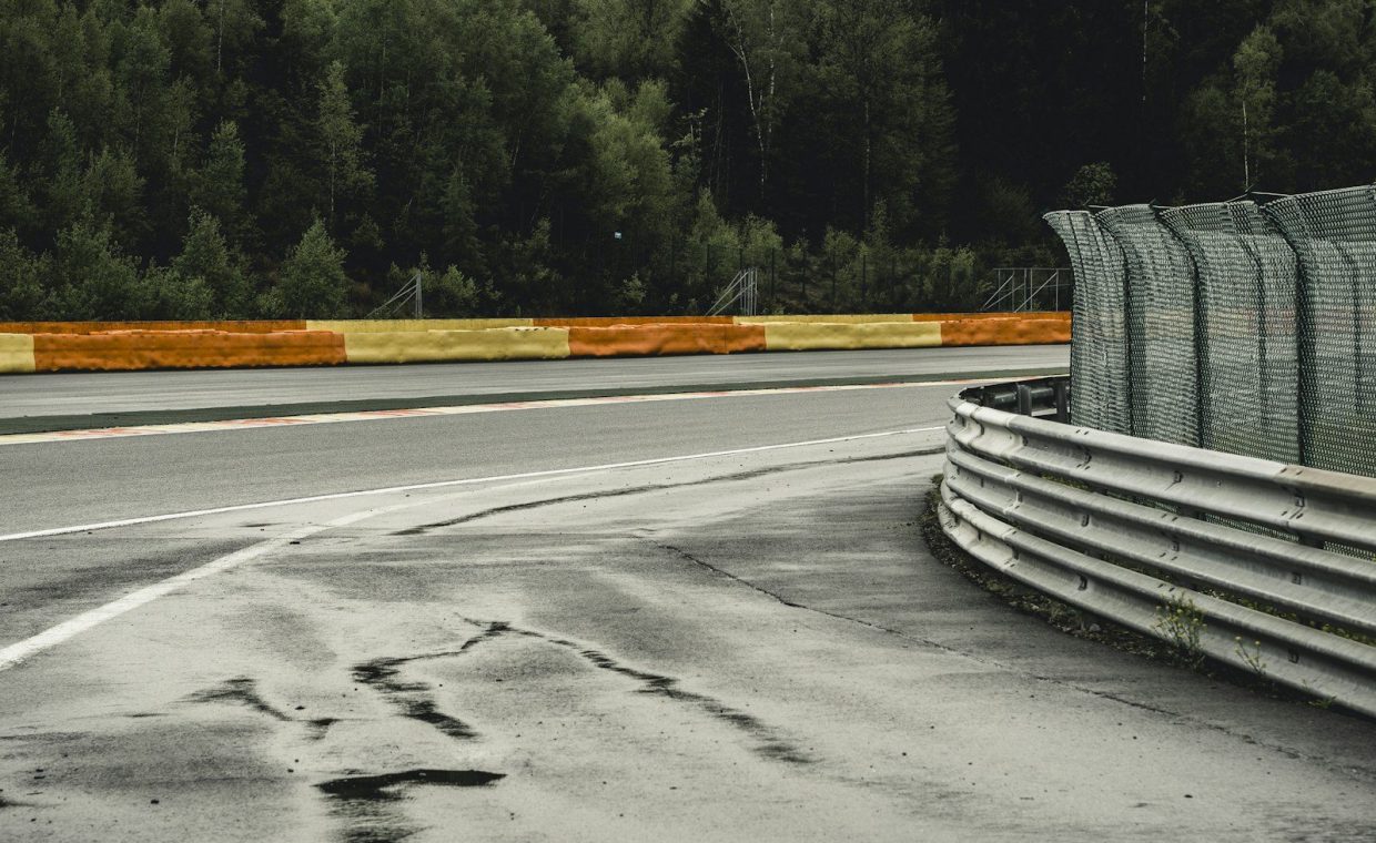race track corner